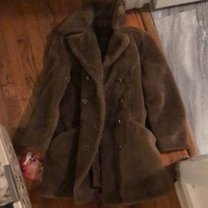 Vintage faux fur coat (think Margot)